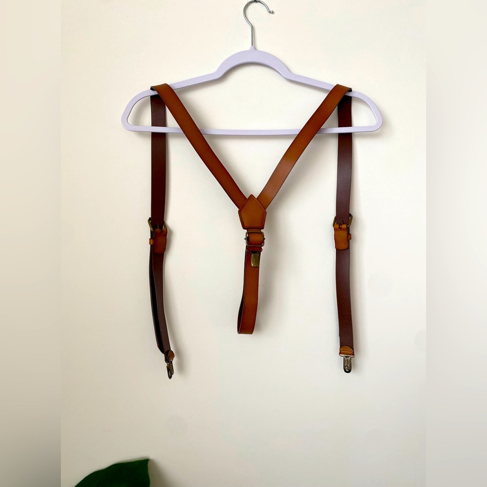 LEATHER SUSPENDERS